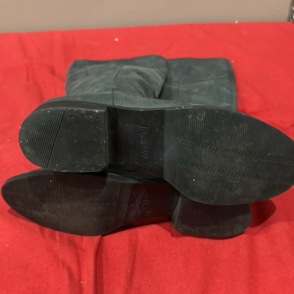 J. Crew dark gray to navy Heeled Boots - Picture 4 of 5